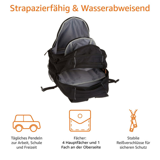 Basics Laptop Rucksack 43,2 cm Schwarz