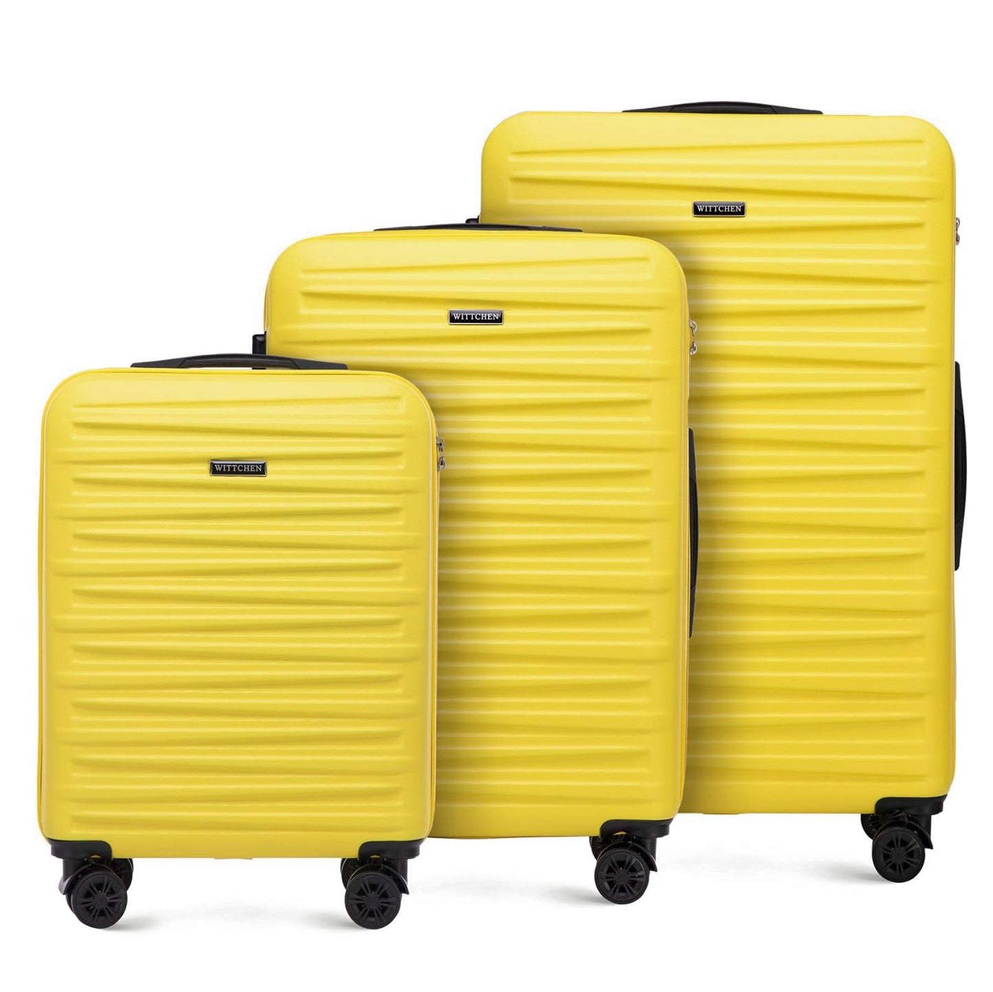 WITTCHEN Skyspeed Line Koffer Set 3er Gelb ABS